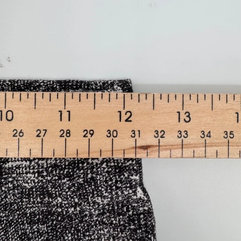Lululemon Wunder Under Leggings Women‎ 8 Black White Space Dye High Rise 24